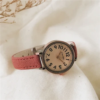 Sdotter Винтажные кожаные часы для женщин Элегантные Простые женские наручные часы с маленьким циферблатом Женские кварцевые часы Модный подарок relogio