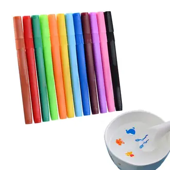 12 Цветов Водные Плавающие маркеры, стирающие маркеры для белой доски, ручка для рисования каракулями, наполнители для детских чулок для мальчиков и
