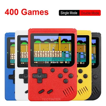 Ретро Портативная Мини-Портативная Игровая консоль 8-Битный Цветной ЖК-дисплей с диагональю 3,0 /2,6 дюйма, Детский Цветной Игровой плеер, Встроенный в 400 игр