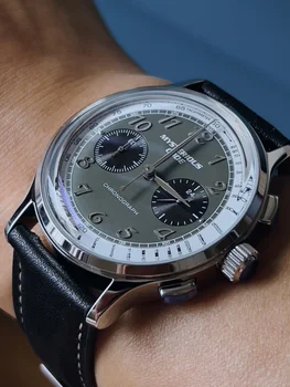 Индивидуальные кварцевые авиационные хронометрирующие прецизионные стальные кварцевые кожаные электронные кварцевые часы для мужчин и женщин с кодом рейса watch