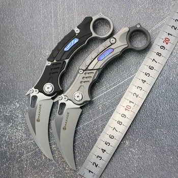 Maxace Raptor Складной Нож CPM-MAGNACUT Blade TC4 Титановая Ручка Лагерь Охота Рыбалка На Открытом Воздухе Кухня Выживания EDC Инструменты Подарок