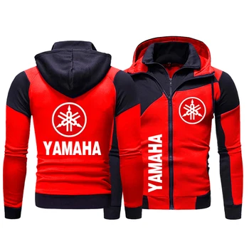 Мужская толстовка Yamaha 2023, новая толстовка с капюшоном на молнии с логотипом Yamaha, повседневный пуловер, куртка для мотогонок, мужская одежда Yamaha
