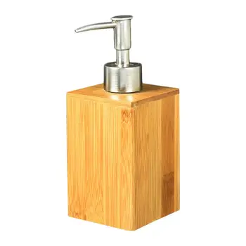 Бамбуковый дозатор мыла Дозатор жидкого мыла для рук Многоразового использования Прочный Бамбуковый дозатор мыла Аксессуары для ванной комнаты