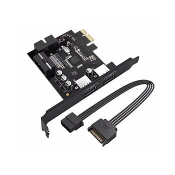 ORICO USB3.0 PCI Express Адаптер PCI-E для настольной карты расширения USB3.0 20 Pin для карты расширения USB3.0