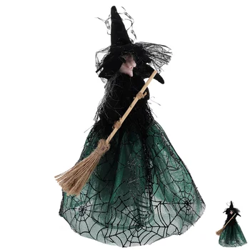 Хэллоуин Ведьма Хэллоуин Дерево Топпер Декор Ведьма Украшение вечеринки
