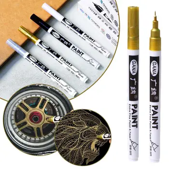 Ручка для рисования 4 цвета 0,7 мм, маркер для рисования Extra Fine Point, Нетоксичный водонепроницаемый перманентный маркер для открыток, плакатов, рок-кружек