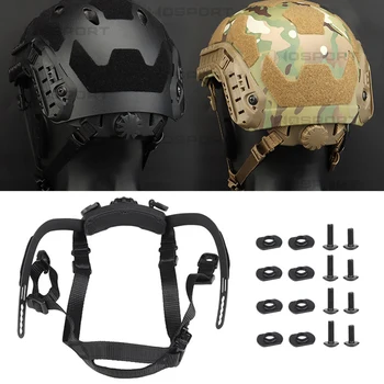 Система внутренней подвески шлема Регулируемый фиксатор головы Аксессуары для ремней для охотничьих шлемов FAST SF HIGH CUT