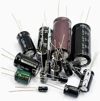 100 шт. алюминиевый электролитический конденсатор 50 В 330 МКФ 20% 10*16 мм