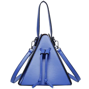 Треугольная маленькая сумка-тоут из искусственной кожи, дизайнерская сумочка 2022, модная женская сумочка особой формы, женские сумки-мессенджеры, женская сумка через плечо