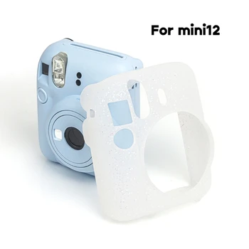 Защитный чехол для камеры, прозрачный чехол для камеры мгновенной печати Instaxs Mini12, защитный чехол от царапин, чехол для корпуса