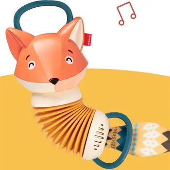 Подарок для мальчика и девочки Мультяшный Животный Аккордеон Инструменты для просвещения Музыкальная Обучающая игрушка Аккордеон для раннего образования Игрушка