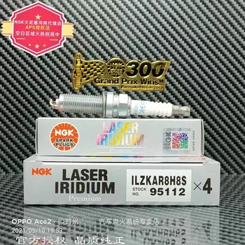 4шт Оригинальная NGK ILZKAR8H8S 95112 Лазерная Иридий-Платиновая Свеча Зажигания Для Honda CIVIC Vezel X-RV U-RV Jade CRIDER Acura CDX 1.5T