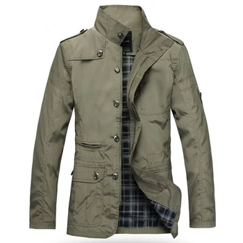 Повседневная мужская куртка, весенняя армейская ветровка, мужские пальто, зимняя мужская верхняя одежда, осеннее пальто, непромокаемое хаки 5XL