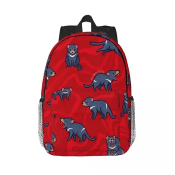 Рюкзаки Tasmanian Devil Для мальчиков и девочек, Сумки для книг, Модные Детские школьные сумки, Рюкзак для ноутбука, сумка через плечо Большой емкости