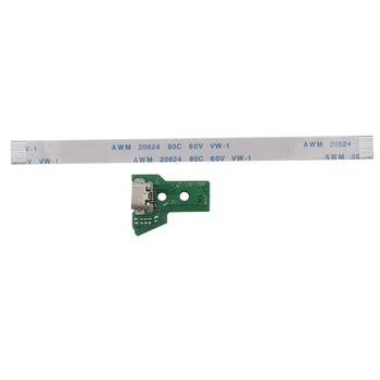Для контроллера SONY PS4 USB-порт для зарядки Разъемная плата JDS-055 5TH V5 12-контактный кабель