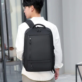 2023 Модные мужские рюкзаки для ноутбука с USB-разъемом с большой емкостью для работы, многофункциональная сумка, высококачественные противоугонные сумки через плечо