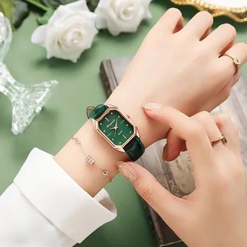 Vintage Square Watch Women Belt Watch Quartz Watch Ladies Leather Wristwatches Gifts часы женские наручные Reloj Para Mujer