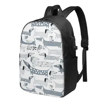 Школьный рюкзак для сосисок, большой емкости, модный Водонепроницаемый Регулируемый спортивный рюкзак для путешествий