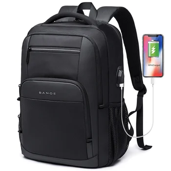 Рюкзак для ноутбука большой емкости 15,6 дюйма, прочная школьная сумка на каждый день, Многофункциональный USB-порт для зарядки, водонепроницаемость.