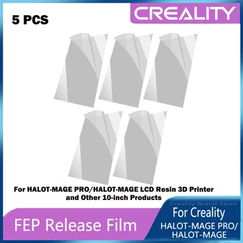 Разделительная пленка Creality FEP 5шт 286x198x0,15 мм для 3D-принтера HALOT-MAGE PRO/HALOT-MAGE LCD на полимерной основе и других 10-дюймовых изделий