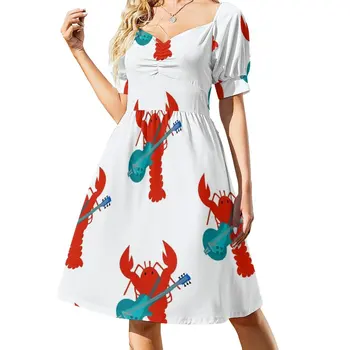 Распродажа пляжных платьев Rockin Lobster Dress, элегантных женских платьев