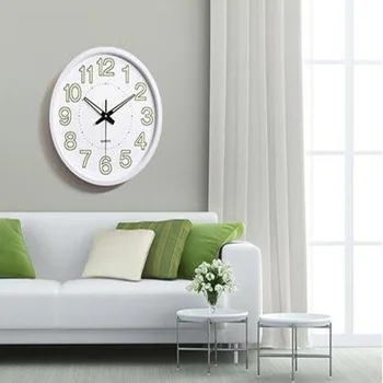 Кварцевые часы Многофункциональные Настенные Часы 30,5x30,5x4,3 см Простые Часы Бытовые Инструменты Светящиеся Настенные Часы Креативные Часы 12 Дюймов