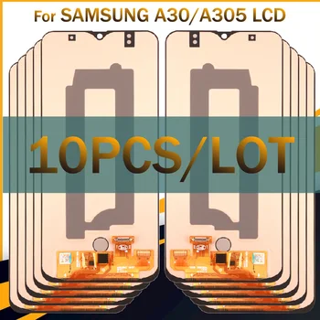 5/10 шт./лот OLED Для Samsung GALAXY A30 A305 ЖК-дисплей с сенсорным экраном Для Samsung A305 SM-A305F SM-A305G SM-A3050 LCD