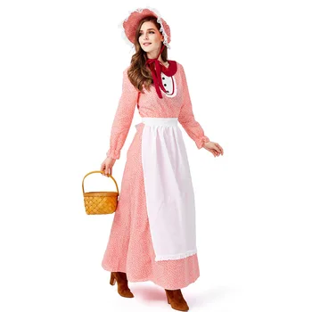 Хэллоуин для взрослых, Ренессансное Идиллическое Фермерское платье, костюмы для женщин