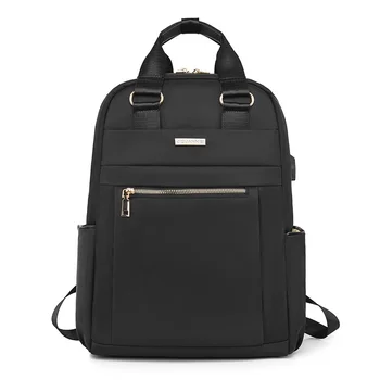 Женский и мужской рюкзак с USB-зарядкой, 15-дюймовая сумка для ноутбука из ткани Оксфорд, высококачественные дорожные рюкзаки для колледжа, высококачественные дорожные рюкзаки для путешествий