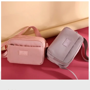 Высококачественная женская модная трендовая сумка через плечо, многослойная сумка через плечо большой емкости, простой и универсальный рюкзак