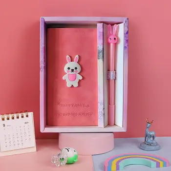 Студенческий Блокнот Дневник Из Плотной Бумаги Блокнот Забавный Многофункциональный Творческий Кролик Медведь Студенческий Блокнот