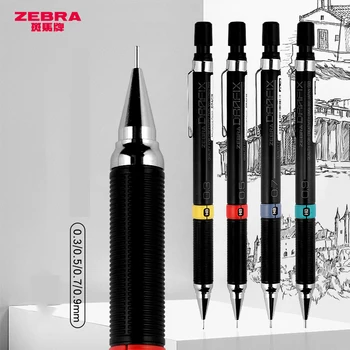 Механический карандаш ZEBRA 0.3/0.5/0.7/0.9 мм Непрерывный грифель, Профессиональная Автоматическая ручка для рисования комиксов, Канцелярские принадлежности