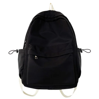 Студенты подростков, рюкзак для отдыха рюкзачков на молнии, регулируемый ремень, большой емкости нейлоновый рюкзак для путешествий пикник ежедневного использования