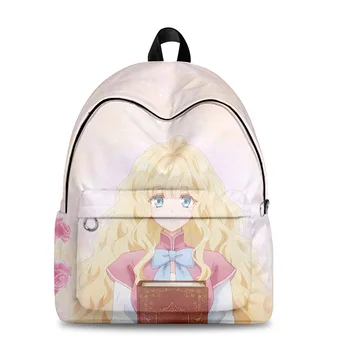 Повседневная школьная сумка WAWNI Bibliophile Princess для мальчиков и девочек на молнии, Мужской / Женский рюкзак в стиле харадзюку, повседневный рюкзак на молнии для студентов 