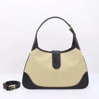 Новая кожаная женская сумка 2023 года, роскошная дизайнерская сумка для подмышек, украшенная буквами, стильная женская сумочка