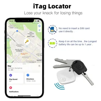 Мини-трекер, совместимый с Bluetooth, устройство для отслеживания домашних животных, умный искатель вещей для телефона, двусторонний поиск