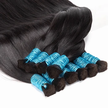 Оптовые Продажи Натуральных Необработанных Волос Virgin Indian Hair Vendors Virgin Bundles Afro Kinky Bulk 100% Наращивание Пучков Человеческих Волос Оптом