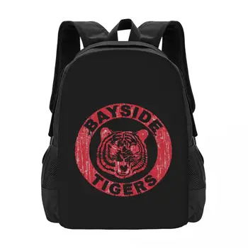 Bayside Tigers Простой стильный студенческий школьный рюкзак, водонепроницаемый повседневный рюкзак большой емкости, дорожный рюкзак для ноутбука