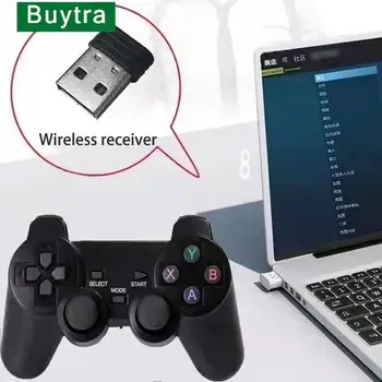 Беспроводной геймпад 2,4 ГГц для ноутбука, USB игровой контроллер, джойстик для PS3 Android TV Box Windows