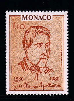 1 шт./компл. Новая почтовая марка Монако 1980 года, автор Aporina Sculpture Stamps MNH