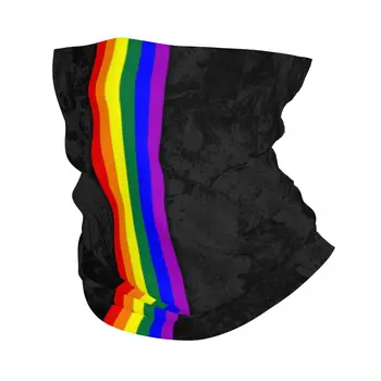 Проблемный Флаг Гордости ЛГБТК В Полоску, Зимняя Повязка На Шею, Теплая Лыжная Велосипедная Трубка, Шарф, ЛГБТ-Гей, Лесбиянка, Бандана Для Лица, Гетры