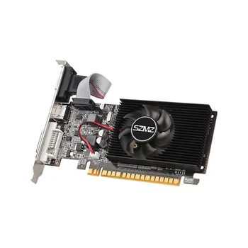 Видеокарта SZMZ GT210 1G с DVI, VGA, HDMI-Совместимым Портом Видеокарта 64-Битная Игровая Видеокарта DDR3 для Компьютерных Игр