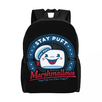 Рюкзак для путешествий Stay Puft Marshmallows Ghostbuster Для женщин и мужчин, Школьный компьютер, сумка для книг, сумки для студентов колледжа