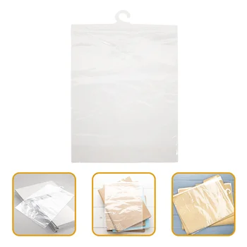 10 шт. пластиковых упаковочных пакетов, подвесные крючки для хранения наушников в классе, прозрачные