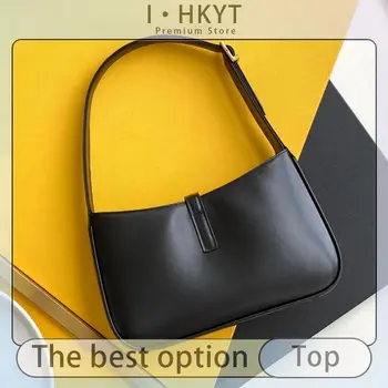 Дизайнерская верхняя женская сумка, сумка через плечо из натуральной кожи, 2023 Новая сумка для подмышек, Классическая складная сумка, модная качественная женская сумка