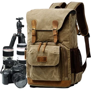 Многофункциональная сумка для фотосъемки Canon Nikon, сумка для цифровой зеркальной фотокамеры Sony, рюкзак для фотоаппарата из батика, уличная водонепроницаемая сумка