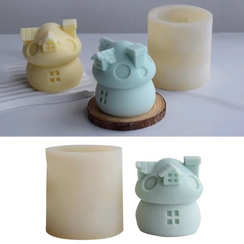 Многоразовая силиконовая форма для изготовления 3D-свечей и гипса из экологически чистой и прочной смолы Dropship
