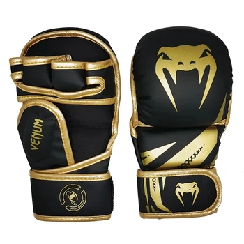 Блестящие перчатки Boxing Challenger 3.0, боевые тренировки по ММА, боксерский мешок с песком для взрослых, профессиональные перчатки с тайским кулаком на полпальца