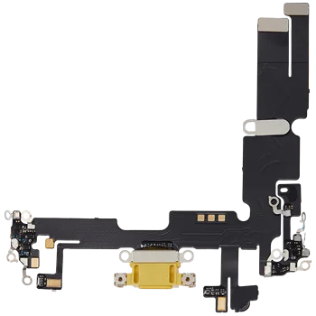 Замена гибкого кабеля зарядного порта для iPhone 14 Plus (Aftermarket Plus) (желтый)