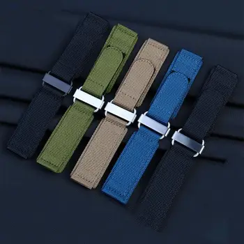 Ремешок из нейлоновой ткани 22 мм 24 мм для часов Seiko, часы Rolex, универсальные ремешки для ремешка для часов, мужские часы, браслет